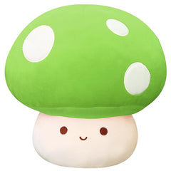 MIAOHAHA Kawaii Plush Mushroom Toy Pillow Cute Plushies Mushroom Doll Gift for Kids(Green60cm/23.6in)