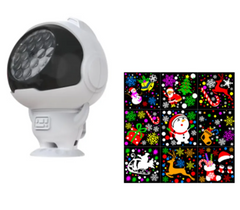 Astronaut Snowflake Projection Lamp