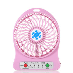 USB Snowflake Fan, Portable Handheld Mini Fan