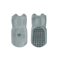 Toddler Combed Cotton Non-Slip Floor Socks (0-5 Years)