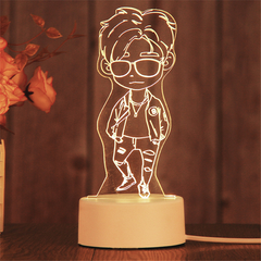 3D LED Night Light Lamp