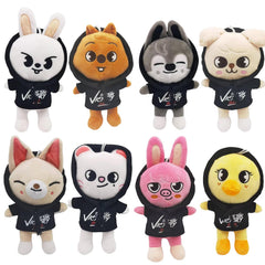 Educatgame Skzoo Plushies Set of 8 9.8-Inch Stray Kids Plush Cute K-pop Cartoon Character Plush Toys Gifts for K-pop FansGirls and Women