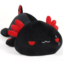 MIAOHAHA Plush Axolotl Toy Plush Pillow Axolotl Stuffed Animal Toy Cute Plushies Kids Plush Toy Pillow(Black30cm/11.8in)